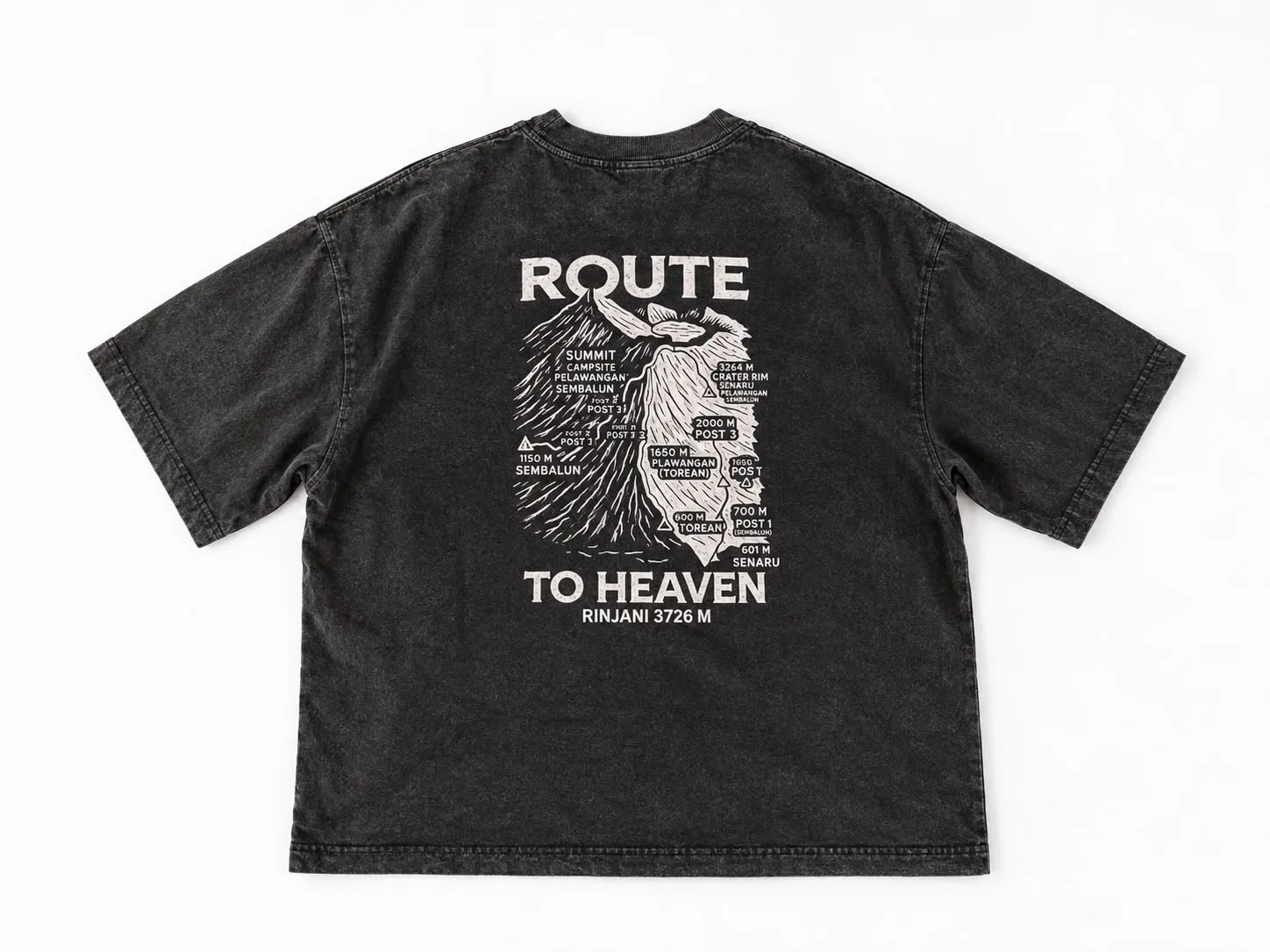 PALO T-SHIRT — ROUTE TO HEAVEN BLACK — foto 2