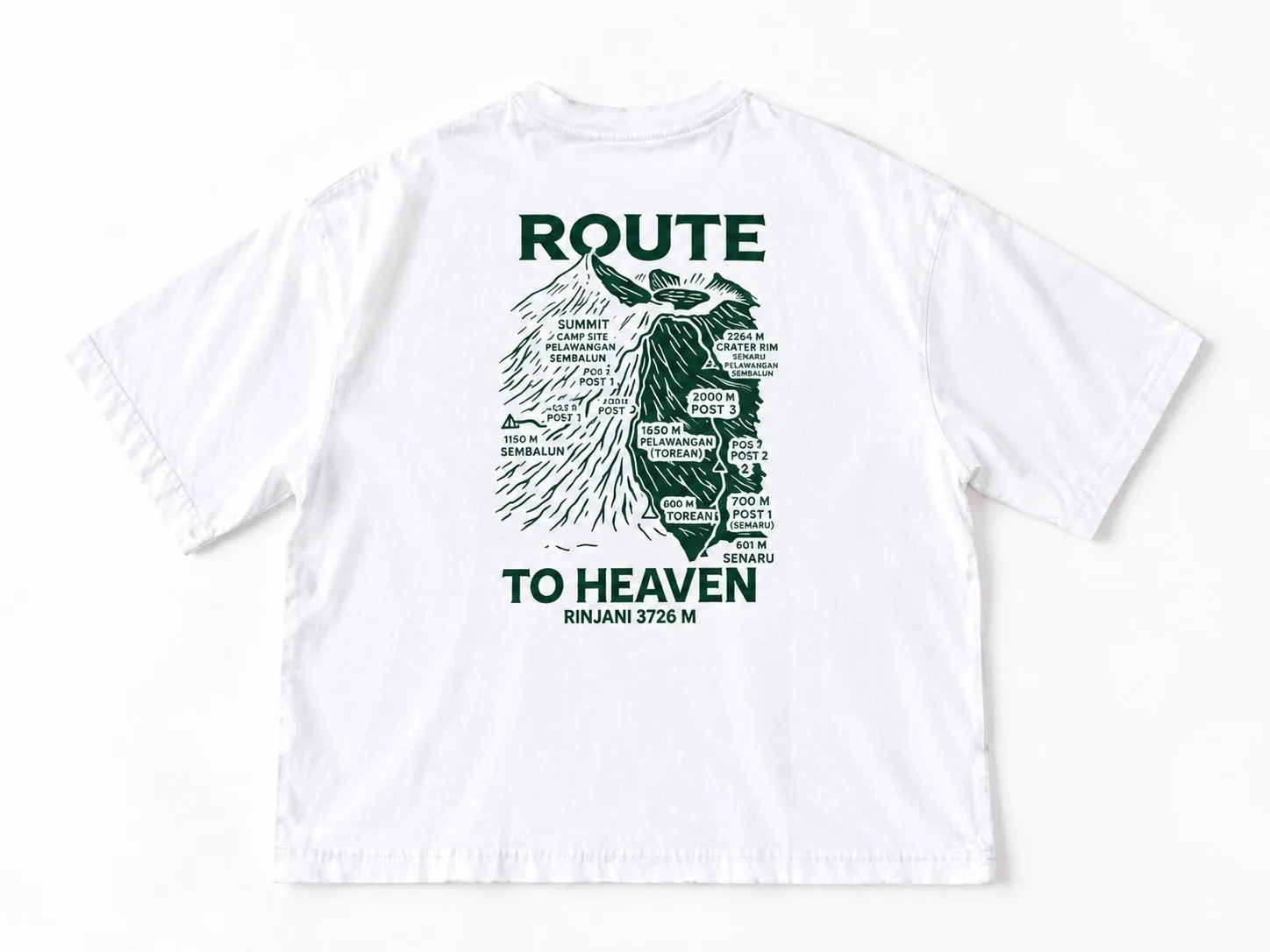 PALO T-SHIRT — ROUTE TO HEAVEN WHITE — foto 2