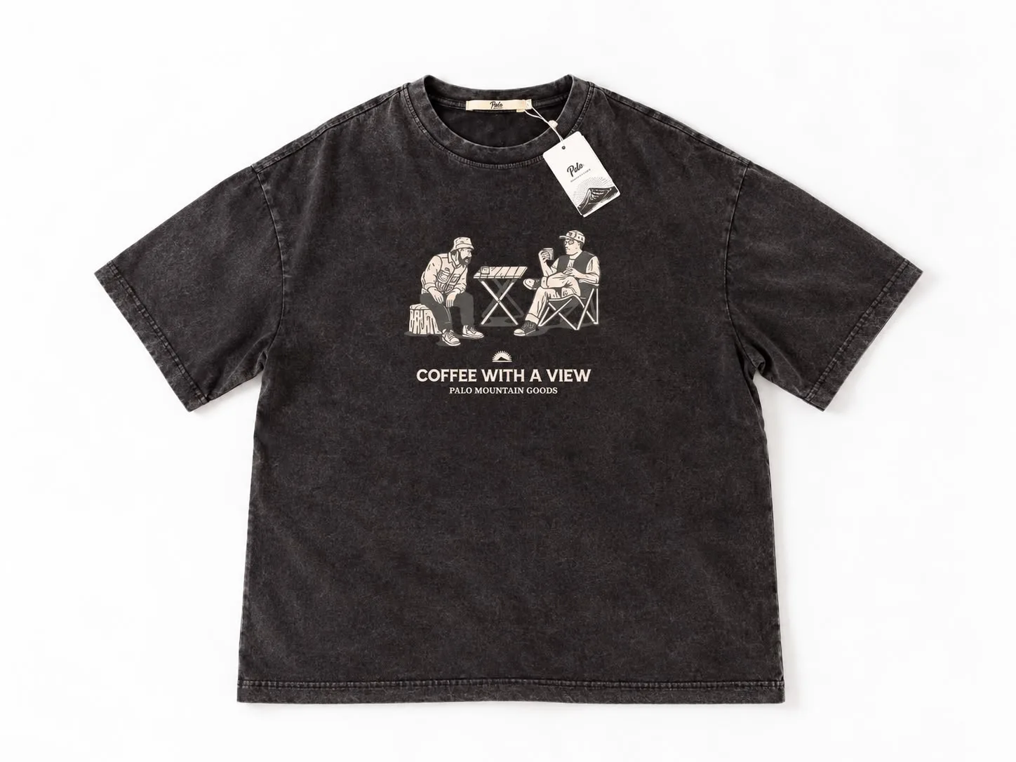 PALO T-SHIRT — SAJANG BLACK — foto 1