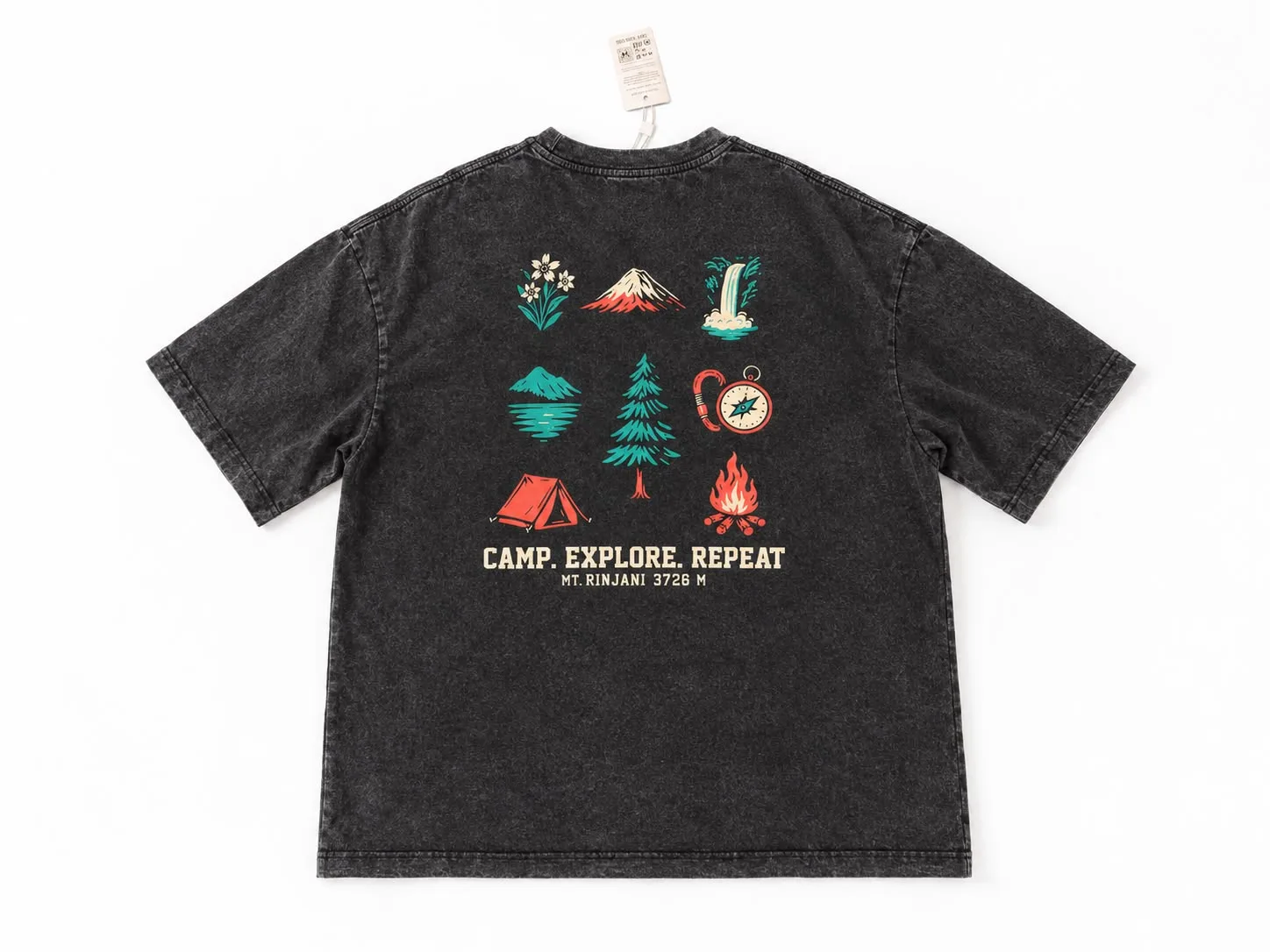 PALO T-SHIRT — WILD HABIT BLACK — foto 2