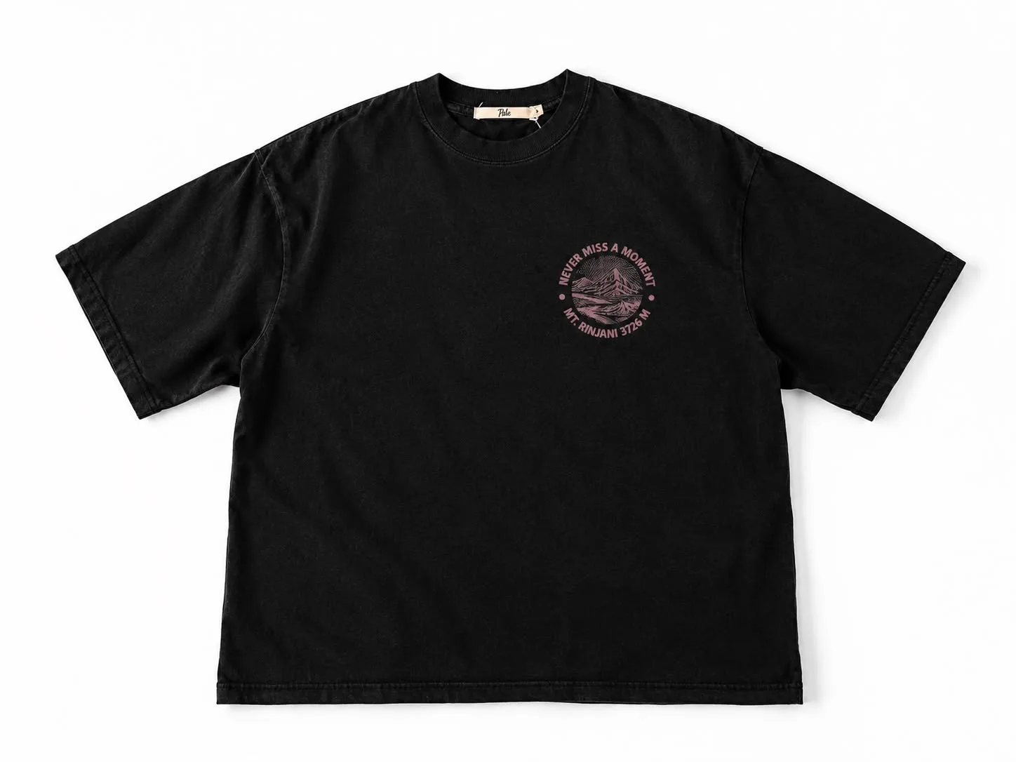 PALO T-SHIRT — MISS A MOMENT BLACK BASIC — foto 1
