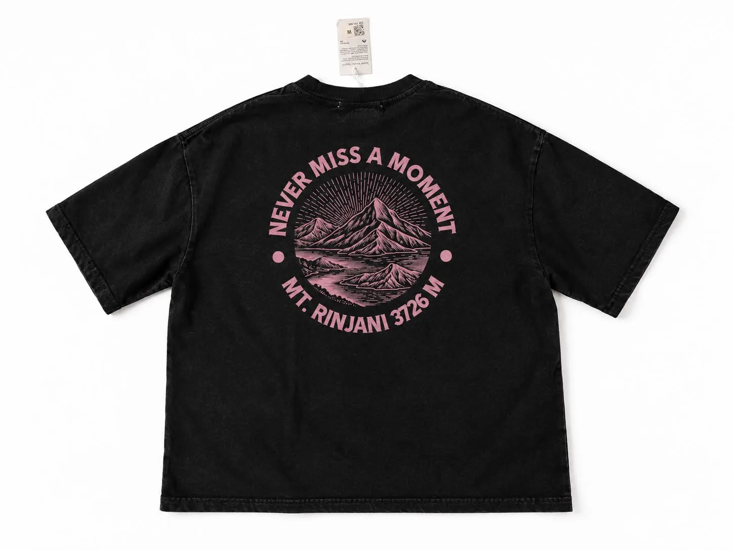 PALO T-SHIRT — MISS A MOMENT BLACK BASIC — foto 2