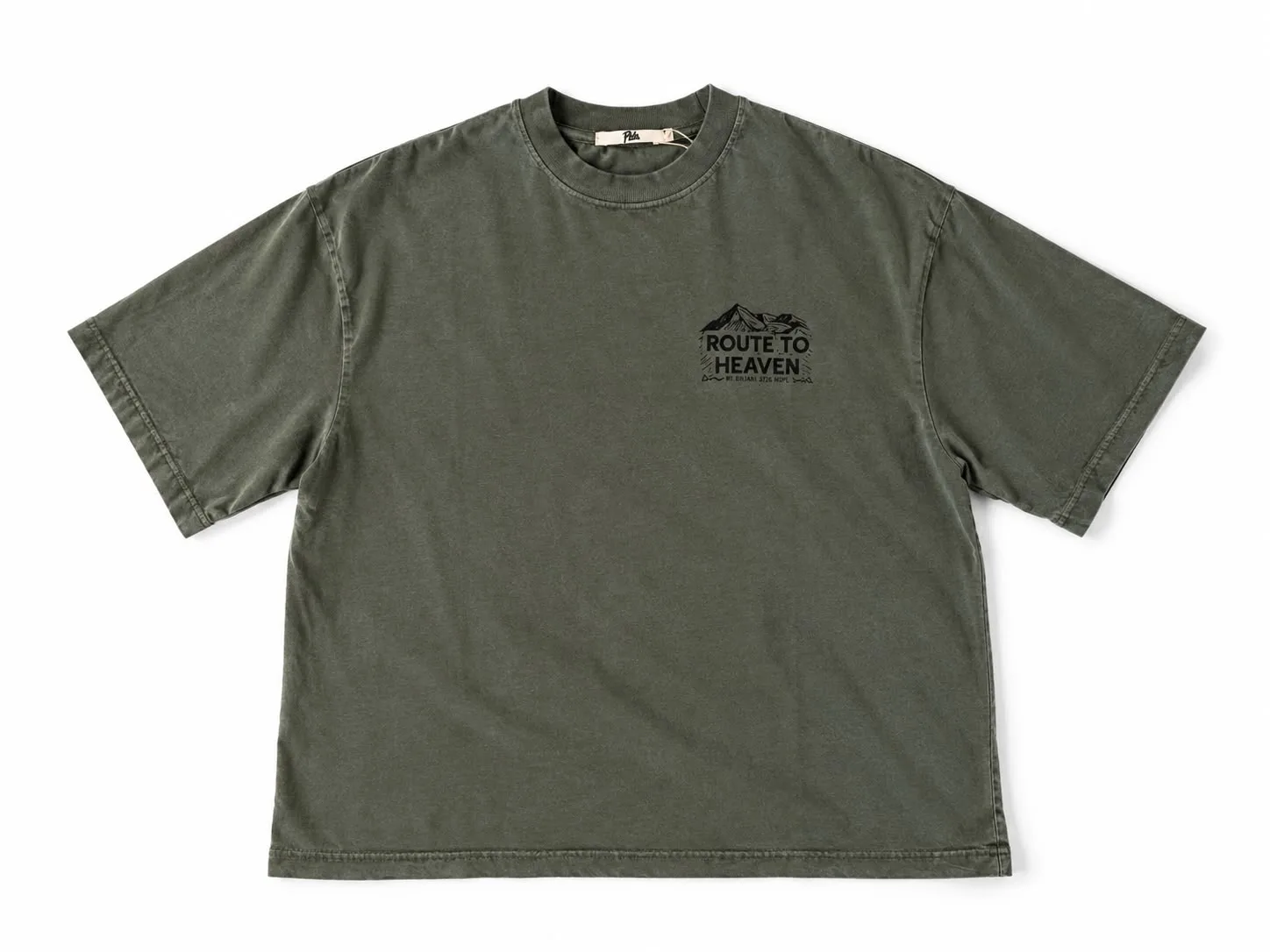 PALO T-SHIRT — ROUTE SAGE GREEN BASIC